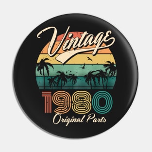 40th birthday gifts for men and women 1980 gift 40 years old Pin