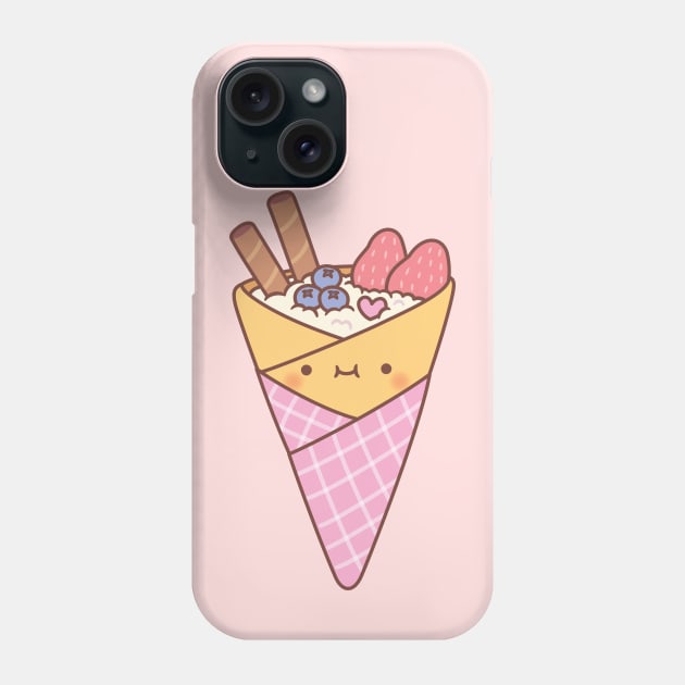 Cute Japanese Style Crepes Dessert Phone Case by rustydoodle