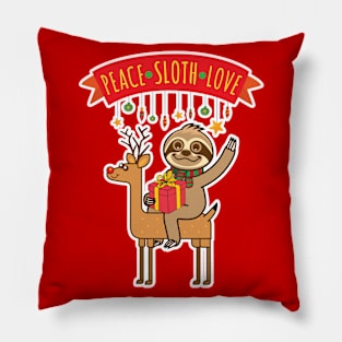 Sloth Peace Pillow