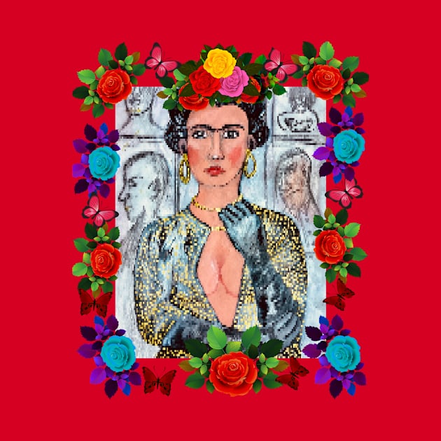 Frida in handmade original by LuluCybril