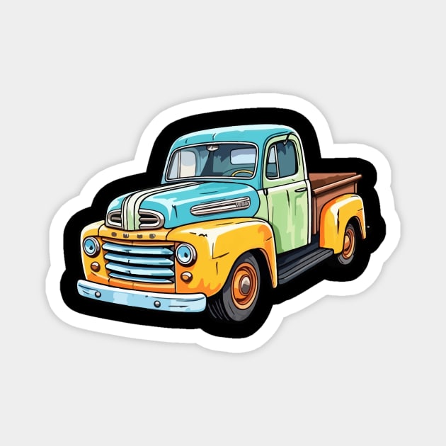 Farm Truck Magnet by unrefinedgraphics