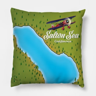 Salton Sea California map Pillow