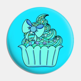 Galactic Cupcake Pin