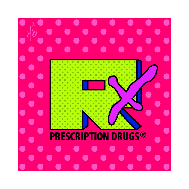 Pharmacy Pop Art 80s 90s MTV Parody by RxBlockhead