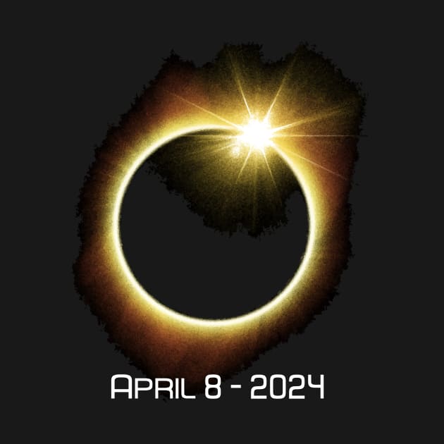 April 8 2024 totality Sun Eclipse by star trek fanart and more