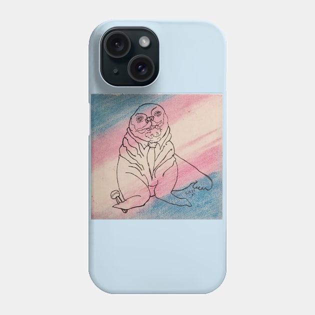 ARSTees Cartoon Baby Walrus Phone Case by ARSTees