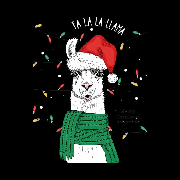 Fa La La Llama by PRINT-LAND