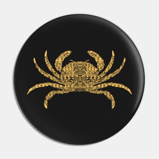 Golden Maori Crab Pin