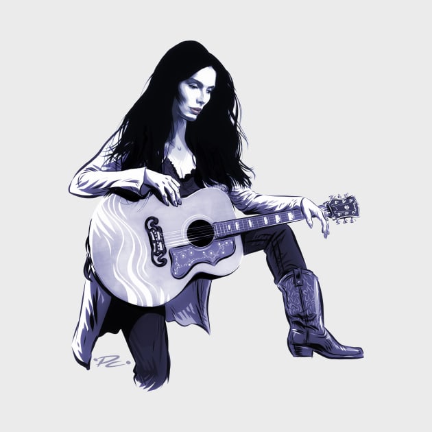 Emmylou Harris - An illustration by Paul Cemmick by PLAYDIGITAL2020