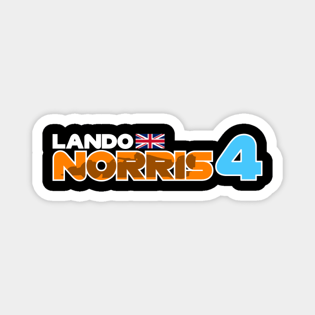 Lando Norris '23 Magnet by SteamboatJoe