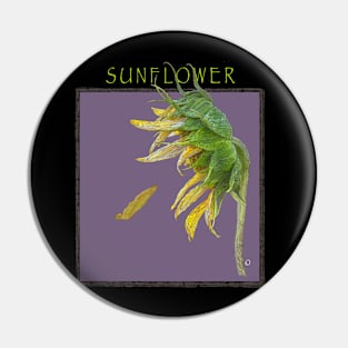 Sunflower (lavender) Pin