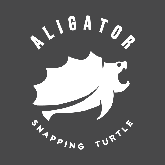 Alligator snapping turtle, reptiles lovers by croquis design