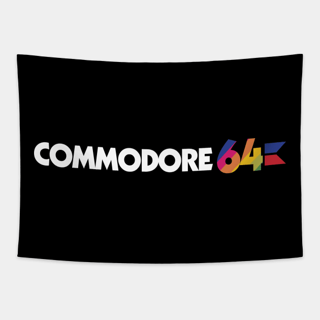 Commodore 64 Computer Logo Tapestry by carcinojen