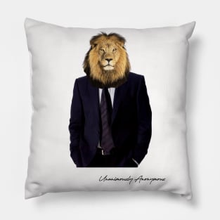 Lion In A Suit Pillow