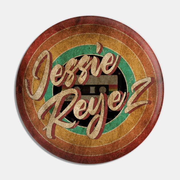 Jessie Reyez Vintage Circle Art Pin by antongg