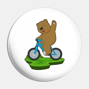 Bear Bicycle Pin