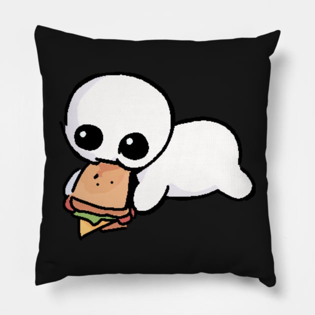 TBH creature eating a sandwich Pillow by imperceiveable