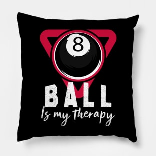 8ball is my therapy Pillow