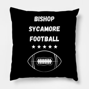 Bishop Sycamore Football (white logo) Pillow