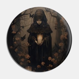 Lost in the woods - oil painting Pin