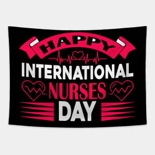 Happy International Nurses Day Tapestry