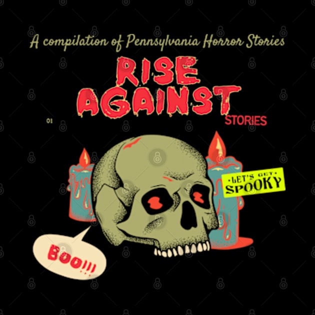 rise against horror series by psychedelic skull