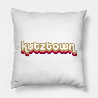kutztown retro bubble Pillow