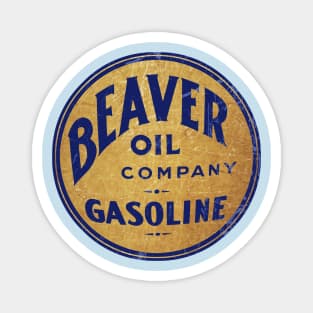 Beaver Oil Magnet