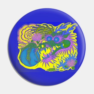 Neon Dragon With 4 Elements Variant 27 Pin