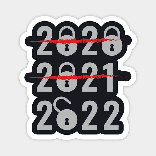 New Year - 2022 - Lockdown - Free Magnet by madlymelody