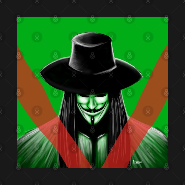 v for vendetta green to go by jorge_lebeau
