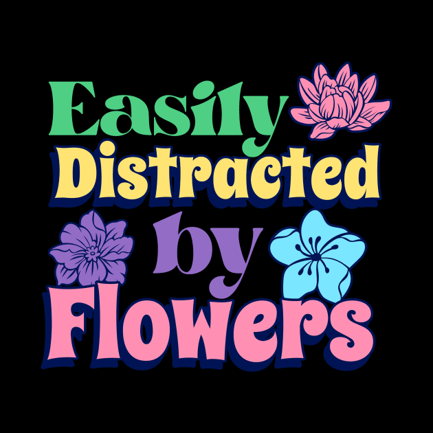 Easily distracted by flowers - Distracted Gardener by Kamran Sharjeel