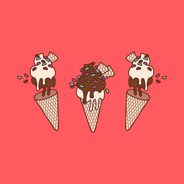 Chocolate Party Ice Cream by XOOXOO