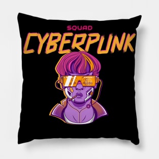 Cyberpunk Future Is Here 2077 Pillow