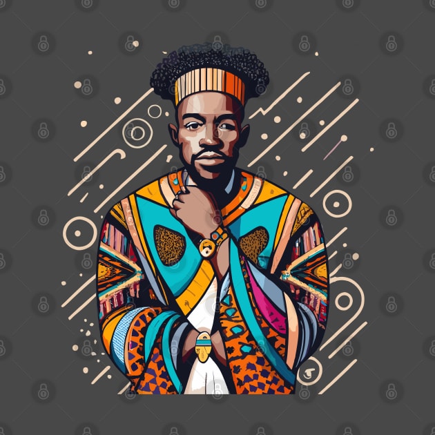 Afrocentric Black Man by Graceful Designs