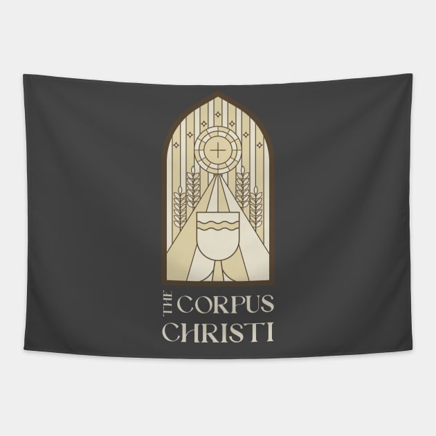 The Corpus Christi catholic Christian Christianity Tapestry by Tip Top Tee's