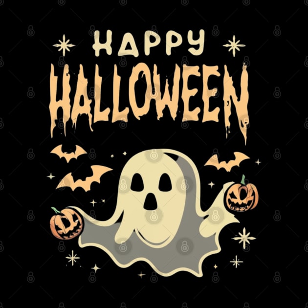 Happy Halloween Ghost Spirit by Afternoon Leisure