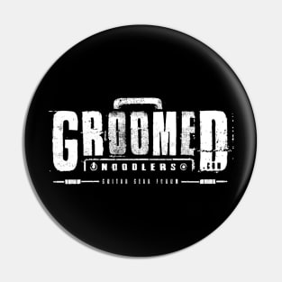 Groomed Noodler Zip-up Pin