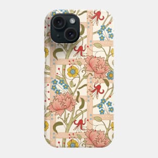 Arts and Crafts Movement Inspired Wooden Fence Garden Phone Case