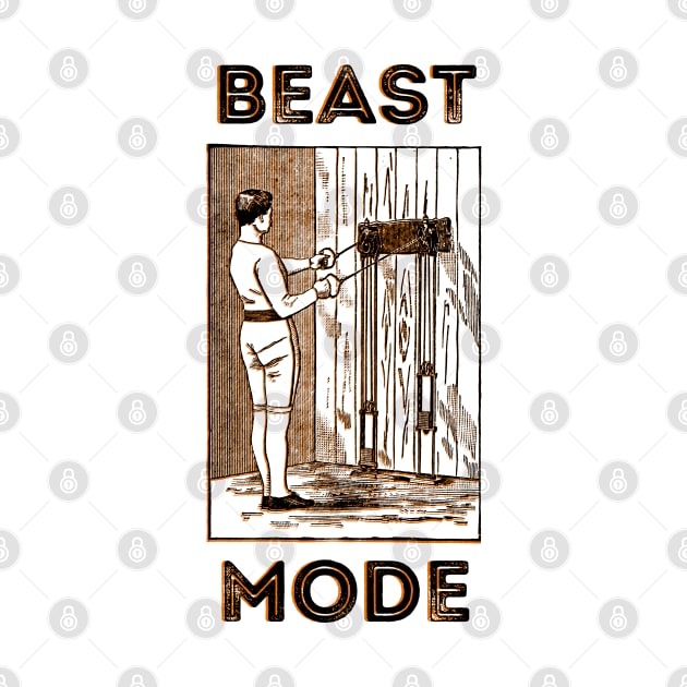 BEAST MODE - Old Fashion Exercise machine by TJWDraws