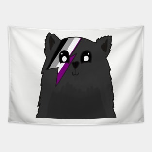 Asexual Pride Kitty Tapestry