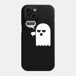 Funny Halloween Booing Ghost Thumbs Down Phone Case