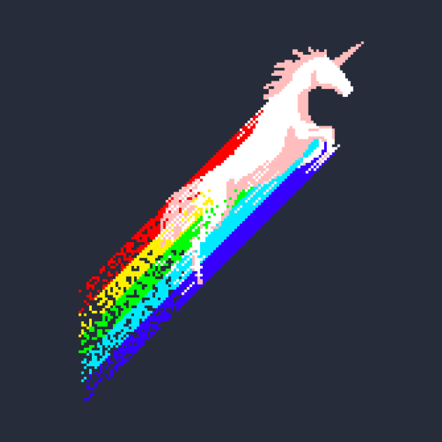 Pixel Unicorn by astronaut