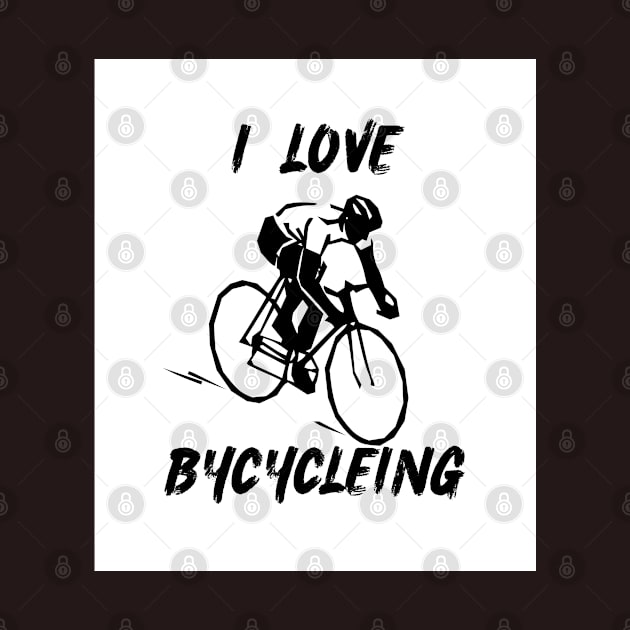 I LOVE BYCYCLEING by HM design5