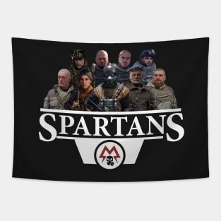 Metro Exodus Spartans (white) Tapestry