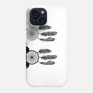 Bride and Groom Dream Catcher Set Phone Case