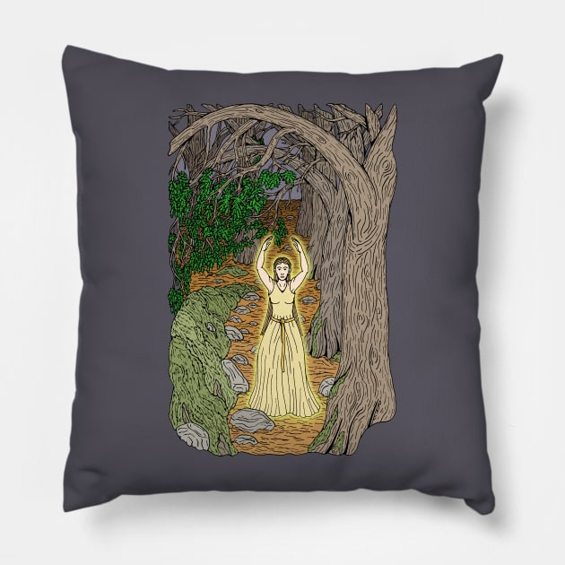 Eldritch Mistress Pillow by AzureLionProductions