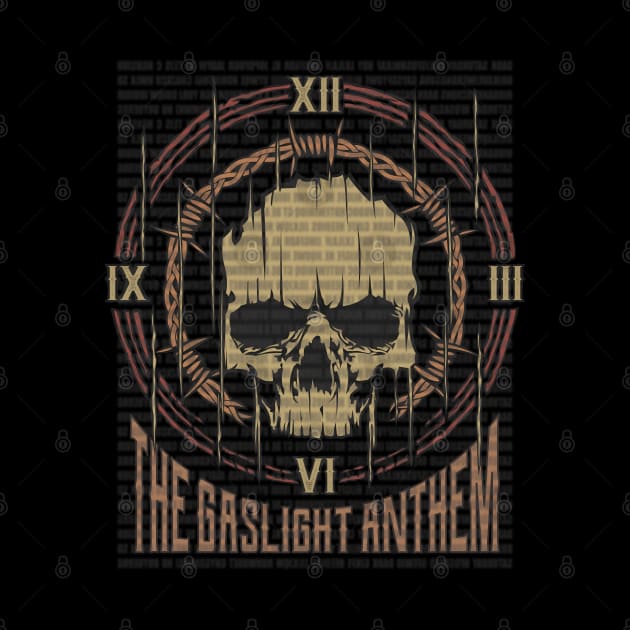 The Gaslight Anthem Vintage Skull by darksaturday