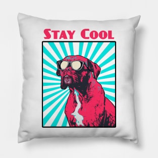 Boxer Dog Stay Cool Design Pillow