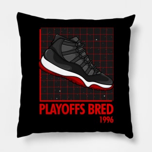 AJ 11 Retro Playoffs Sneaker Pillow